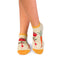 Socquettes Coton fin Légumes Jaune pâle