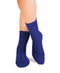 Chaussettes Laine mérinos Tresses Bleu
