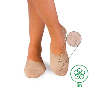 Socquettes Invisibles Lin Beige