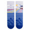Chaussettes Arty Tulipes et Moulins Bleu