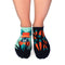 Socquettes Arty Lapins Bleu foncé menthe