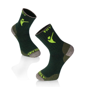 Chaussettes Randonnée épaisses Vert foncé
