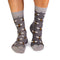 Chaussettes Bambou fin Abeilles Gris