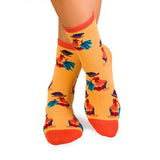 Chaussettes Coton Coq Jaune