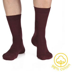 Chaussettes Coton pur Bordeaux