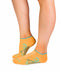 Socquettes Coton Classiques Vagues Jaune