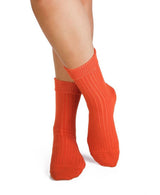 Chaussettes Femme Laine mérinos Orange