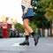 Chaussettes Coton pur Traits - Anthracite