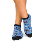 Socquettes Coton fin Libellules Bleu