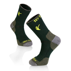 Chaussettes Randonnée Vert foncé