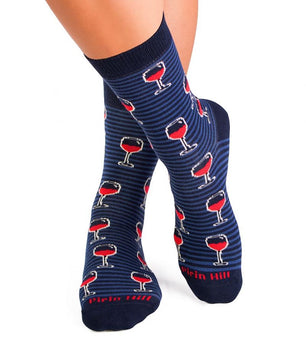 Chaussettes Coton Vin Bleu