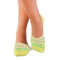 Socquettes invisibles Rayures Citron vert
