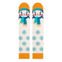 Mi-bas Enfants Bambou Noël Lapin