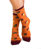 Chaussettes Coton Glands Orange