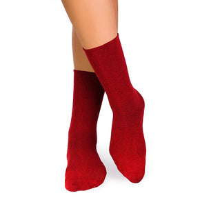 Chaussettes pour diabétiques Rouge