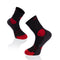 Chaussettes Tennis Fusion Noir rouge