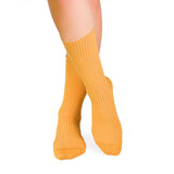 Chaussettes sans élastique Jaune