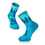 Chaussettes de randonnée avec Montagnards - Turquoise