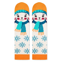 Chaussettes Enfants Bambou Noël Lapin