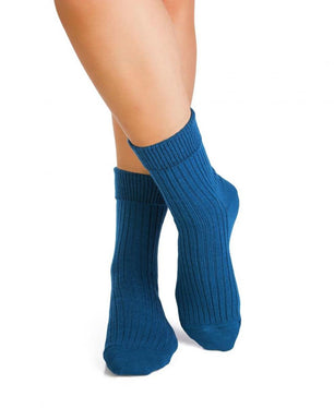 Chaussettes Femme Laine mérinos Pétrole