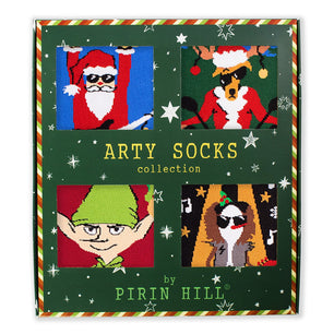 Coffret de 4 paires de chaussettes Arty Noël amusantes