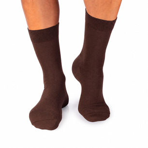 Chaussettes Coton pur - Marron